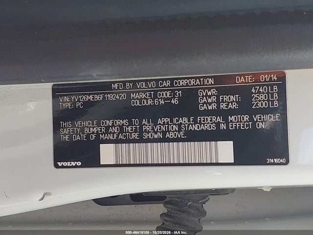 Volvo V60 T5 Premier 2015 YV126MEB6F1192420 Image 9