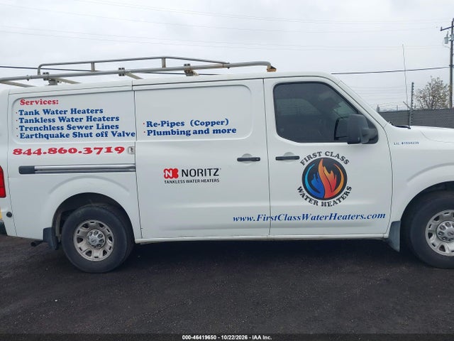 Aukcja sprzedaży 2019 Nissan Nv Cargo Nv2500 Hd Sv V6, vin: 1N6BF0KY0KN802836, numer aukcji: 46419650