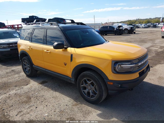 Продаж на аукціоні авто 2022 Ford Bronco Sport Badlands, vin: 3FMCR9D97NRD62054, номер лоту: 46420326