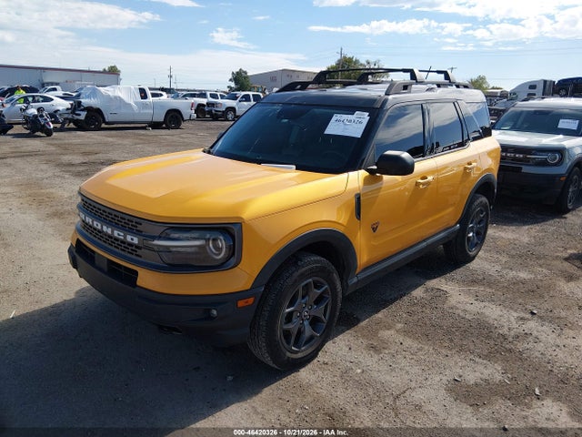 46420326 :رقم المزاد ، 3FMCR9D97NRD62054 vin ، 2022 Ford Bronco Sport Badlands مزاد بيع