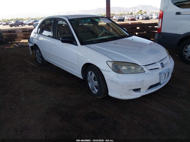 46420662 :رقم المزاد ، 2HGES16534H545721 vin ، 2004 Honda Civic Lx مزاد بيع