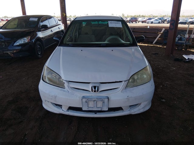 46420662 :رقم المزاد ، 2HGES16534H545721 vin ، 2004 Honda Civic Lx مزاد بيع