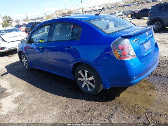 2012 Nissan Sentra 2.0 Sr მანქანა იყიდება აუქციონზე, vin: 3N1AB6AP6CL663547, აუქციონის ნომერი: 46421503