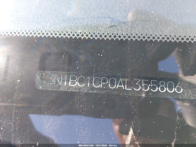 Aukcja sprzedaży 2010 Nissan Versa 1.8s, vin: 3N1BC1CP0AL355806, numer aukcji: 46421536