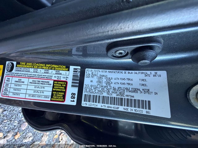 Aukcja sprzedaży 2018 Toyota Tacoma Sr5 V6, vin: 3TMCZ5AN5JM151229, numer aukcji: 46421576