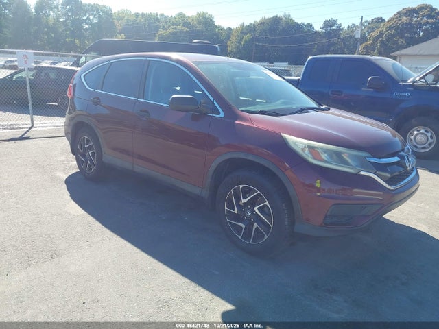 Продаж на аукціоні авто 2016 Honda Cr-v Se, vin: 5J6RM3H44GL026253, номер лоту: 46421748