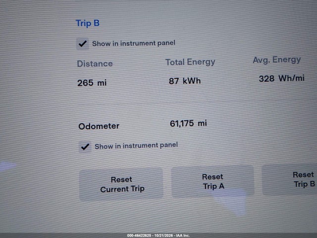 Продажа на аукционе авто 2016 Tesla Model S 60/70/75/85, vin: 5YJSA1E17GF173443, номер лота: 46422625