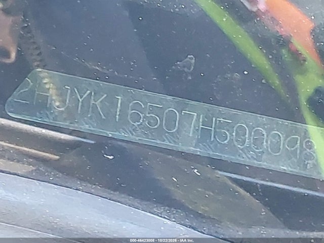 Aukcja sprzedaży 2007 Honda Ridgeline Rtl, vin: 2HJYK16507H500098, numer aukcji: 46423008