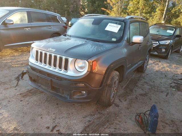 Aukcja sprzedaży 2017 Jeep Renegade Limited 4x4, vin: ZACCJBDB2HPF42871, numer aukcji: 46424115