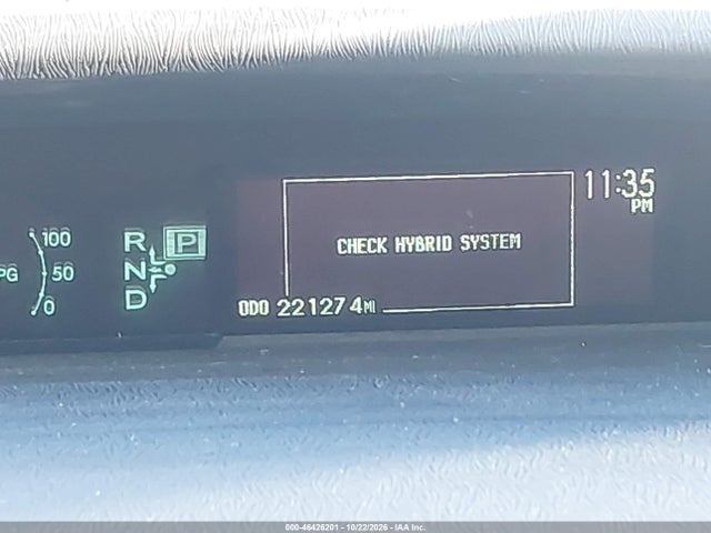 Aukcja sprzedaży 2011 Toyota Prius Two, vin: JTDKN3DU9B5343632, numer aukcji: 46426201