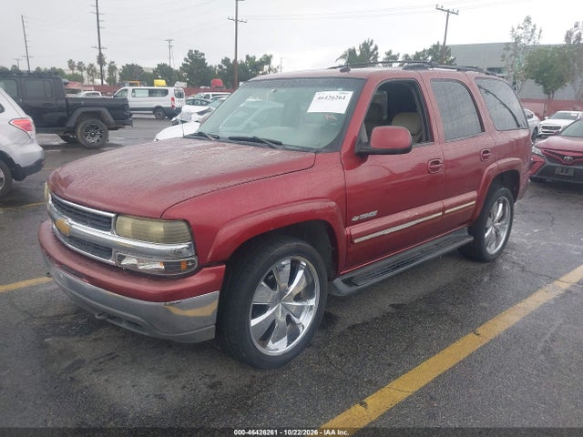 2002 Chevrolet Tahoe Lt მანქანა იყიდება აუქციონზე, vin: 1GNEK13TX2R314434, აუქციონის ნომერი: 46426261