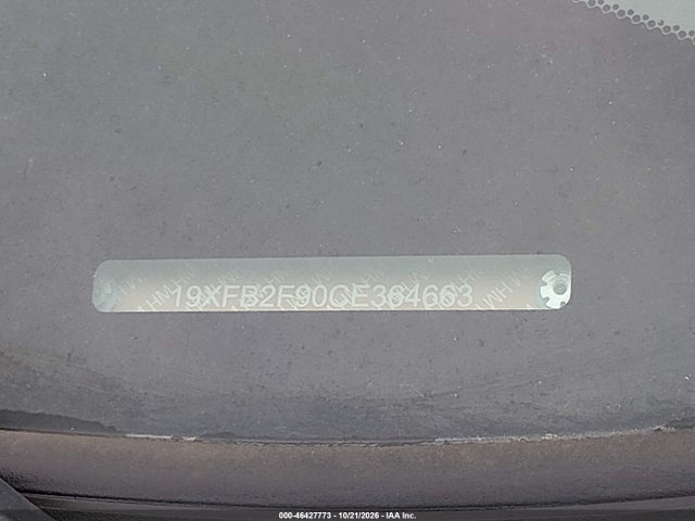 2012 Honda Civic Ex-l მანქანა იყიდება აუქციონზე, vin: 19XFB2F90CE364663, აუქციონის ნომერი: 46427773