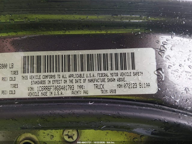 RAM 1500 Express 2016 1C6RR6FT0GS401703 Image 9