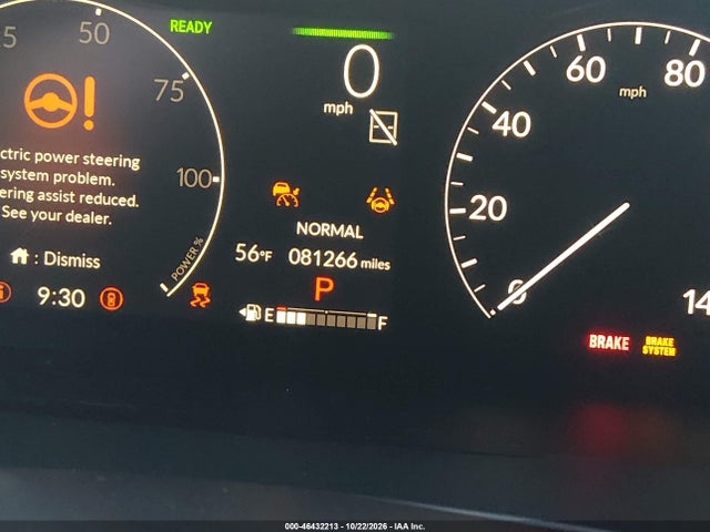 46432213 :رقم المزاد ، 7FARS6H5XSE049316 vin ، 2025 Honda Cr-v Hybrid Sport مزاد بيع