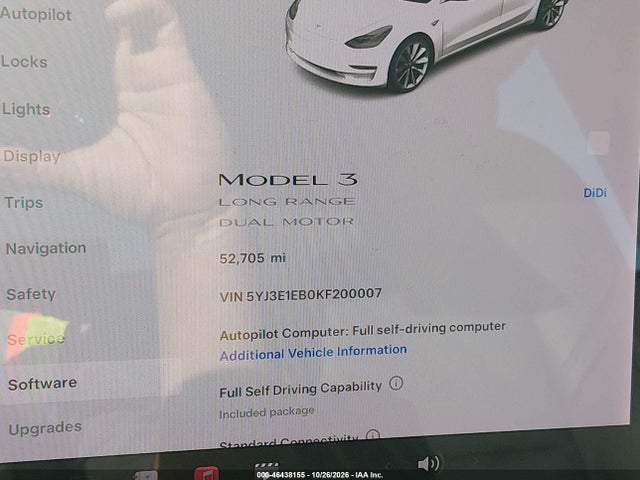 Tesla Model 3 Long Range/performance 2019 5YJ3E1EB0KF200007 Image 15