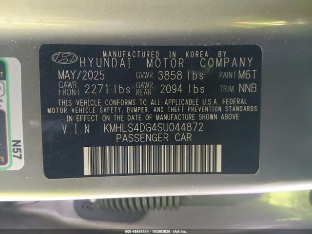 Hyundai Elantra Sel Convenience 2025 KMHLS4DG4SU044872 Image 9