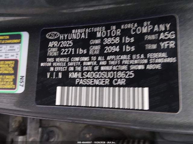 Hyundai Elantra Sel Convenience 2025 KMHLS4DG0SU018625 Image 9