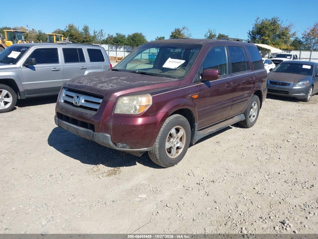 2008 Honda Pilot Ex-l მანქანა იყიდება აუქციონზე, vin: 5FNYF28598B007989, აუქციონის ნომერი: 46455469