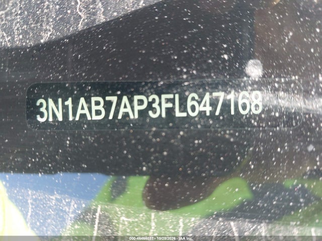 3N1AB7AP3FL647168 Nissan Sentra Fe+ S/s/sl/sr/sv