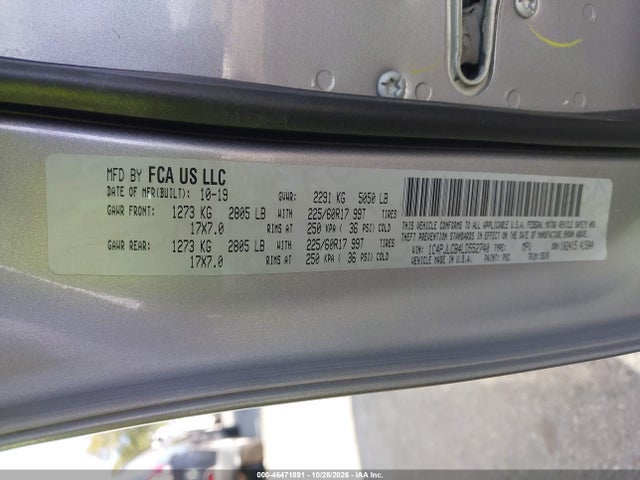 Aukcja sprzedaży 2020 Jeep Cherokee Latitude Fwd, vin: 1C4PJLCB4LD552740, numer aukcji: 46471891