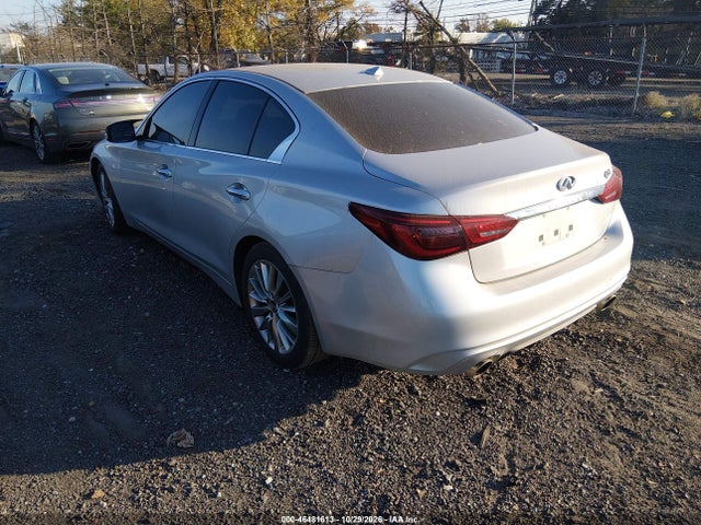 2020 Infiniti Q50 Luxe მანქანა იყიდება აუქციონზე, vin: JN1EV7AP2LM206237, აუქციონის ნომერი: 46481613