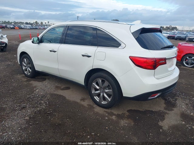 2016 Acura Mdx Advance   Entertainment Packages/advance Package მანქანა იყიდება აუქციონზე, vin: 5FRYD3H97GB001071, აუქციონის ნომერი: 46497537