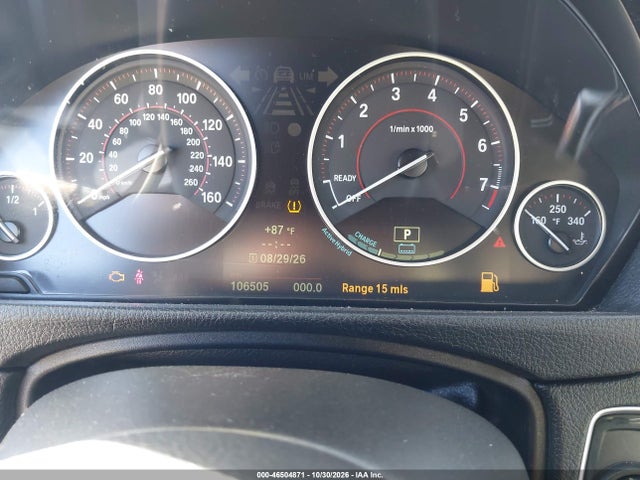 46504871 :رقم المزاد ، WBA3F9C57DF483896 vin ، 2013 Bmw Activehybrid 3 مزاد بيع