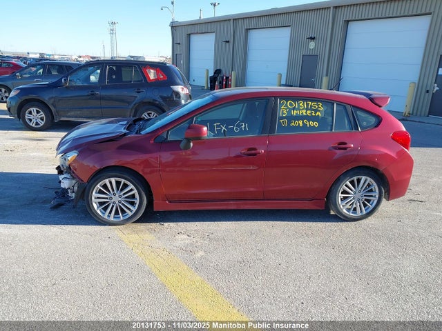 Aukcja sprzedaży 2013 Subaru Impreza 2.0i, vin: JF1GPAD66DH208900, numer aukcji: 20131753