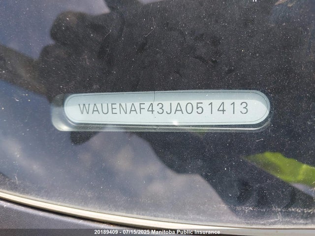 WAUENAF43JA051413 Audi 2018