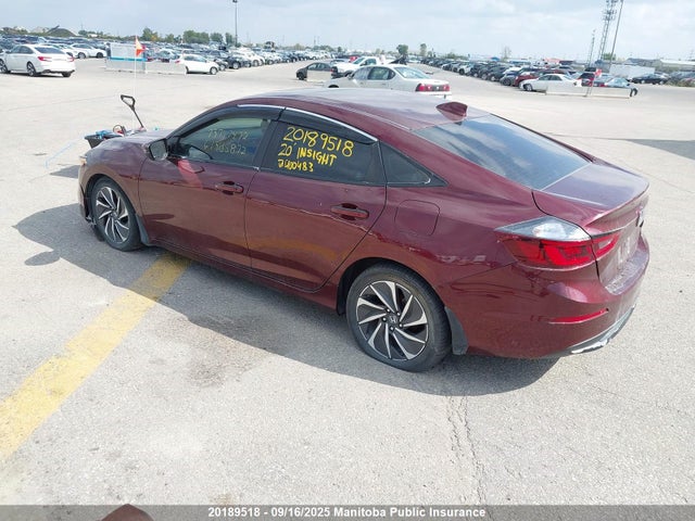 20189518 :رقم المزاد ، 19XZE4F76LE400483 vin ، 2020 Honda Insight Touring مزاد بيع