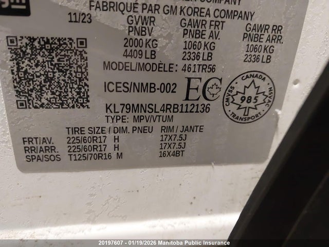 Chevrolet Trailblazer Ls Turbo 2024 KL79MNSL4RB112136 Image 9