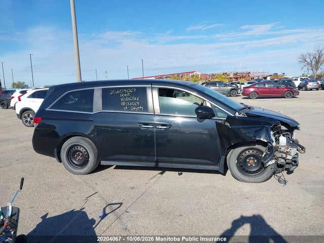 20204067 :رقم المزاد ، 5FNRL5H62EB512064 vin ، 2014 Honda Odyssey Ex-l مزاد بيع