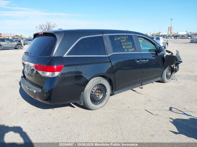 20204067 :رقم المزاد ، 5FNRL5H62EB512064 vin ، 2014 Honda Odyssey Ex-l مزاد بيع