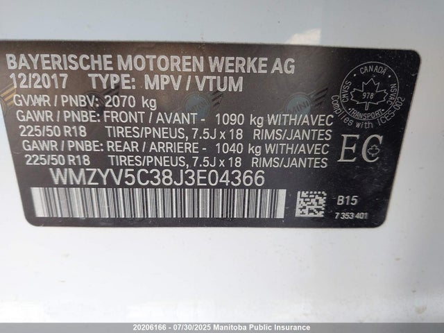 Mini 2018 2018 WMZYV5C38J3E04366 Image 9