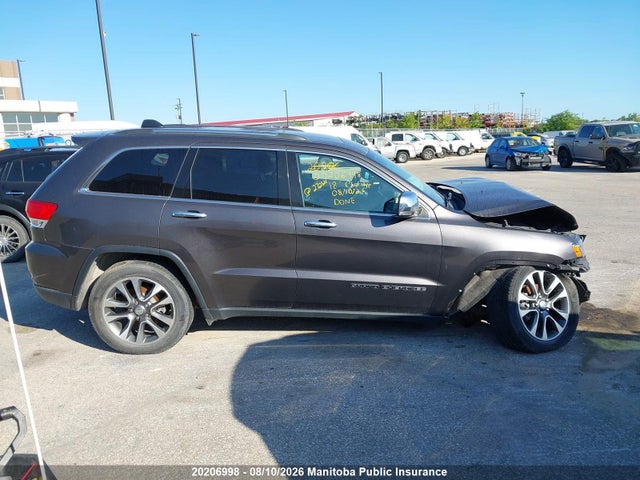 Aukcja sprzedaży 2018 Jeep Grand Cherokee Limited, vin: 1C4RJFBG7JC272126, numer aukcji: 20206998
