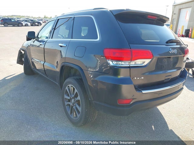 Aukcja sprzedaży 2018 Jeep Grand Cherokee Limited, vin: 1C4RJFBG7JC272126, numer aukcji: 20206998
