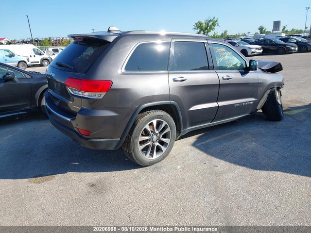 Aukcja sprzedaży 2018 Jeep Grand Cherokee Limited, vin: 1C4RJFBG7JC272126, numer aukcji: 20206998