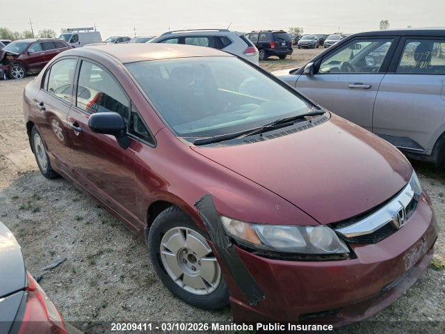 Aukcja sprzedaży 2009 Honda Civic Dx-g, vin: 2HGFA16489H031952, numer aukcji: 20209411