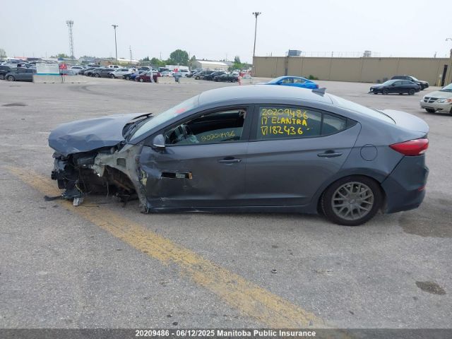 KMHD84LFXHU182436 Hyundai ELANTRA SE