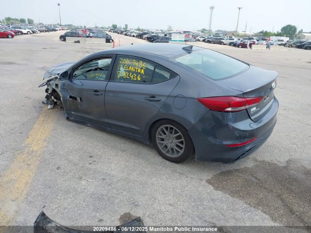 KMHD84LFXHU182436 Hyundai ELANTRA SE
