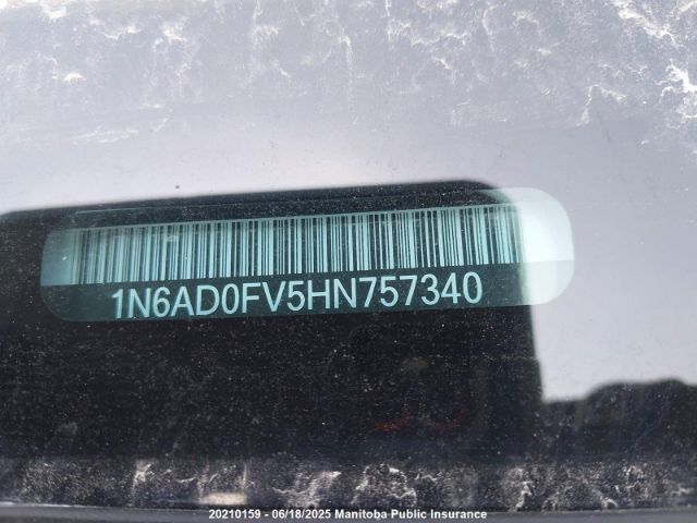 1N6AD0FV5HN757340 Nissan Frontier