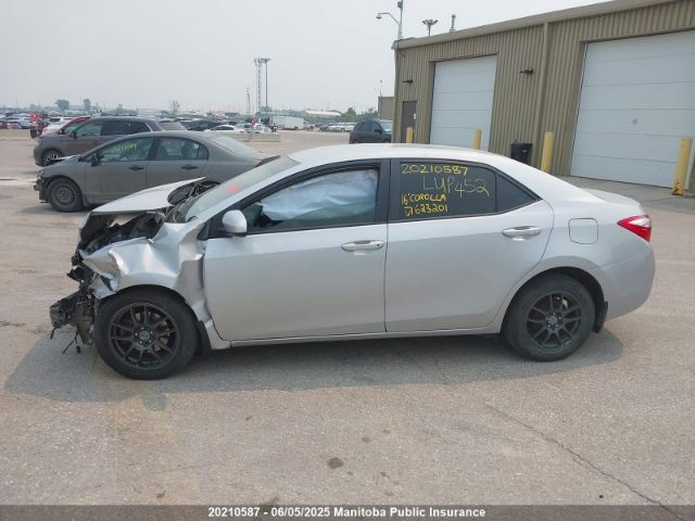 2T1BURHE9GC623201 Toyota COROLLA LE