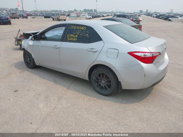 2T1BURHE9GC623201 Toyota COROLLA LE