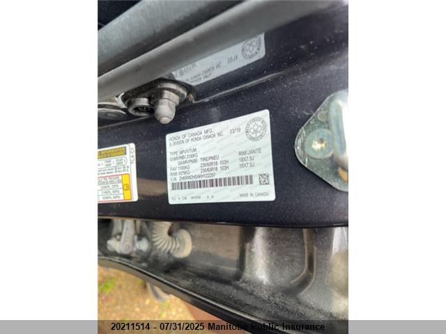 2HKRW2H5XKH122257 Honda l15be