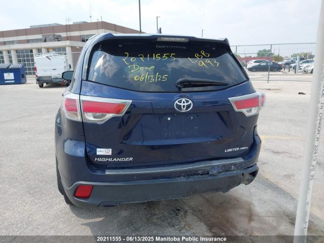 5TDDKRFH5GS274881 Toyota Highlander Limited V6