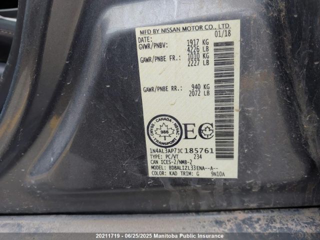 1N4AL3AP7JC185761 Nissan 2018
