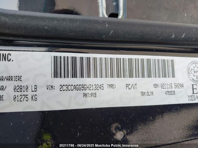 2C3CCAGG9GH213245 Chrysler 300