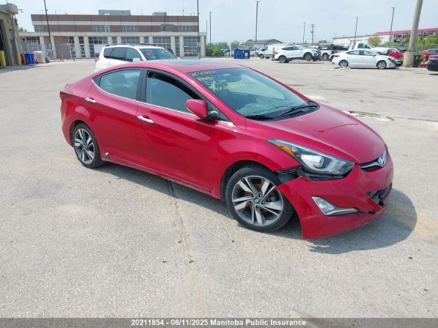 Auction sale of the 2015 Hyundai Elantra Limited, vin: KMHDH4AH0FU236635, lot number: 20211854