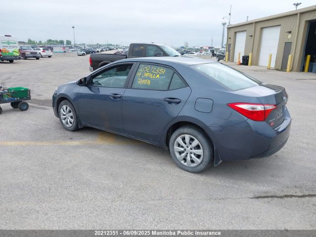 2T1BURHE9EC117171 Toyota COROLLA LE