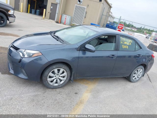 2T1BURHE9EC117171 Toyota COROLLA LE